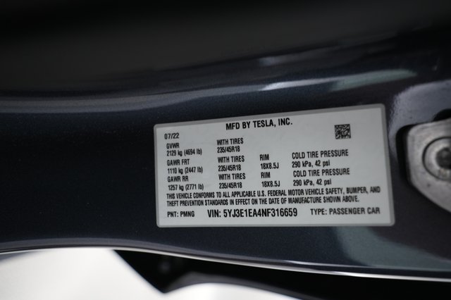 2022 Tesla Model 3 — photo 24 of 24