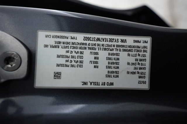 2022 Tesla Model 3 — photo 22 of 22