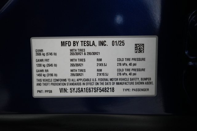 2025 Tesla Model S — photo 24 of 24