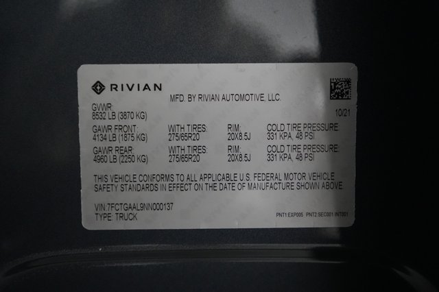 2022 Rivian R1T — photo 25 of 25