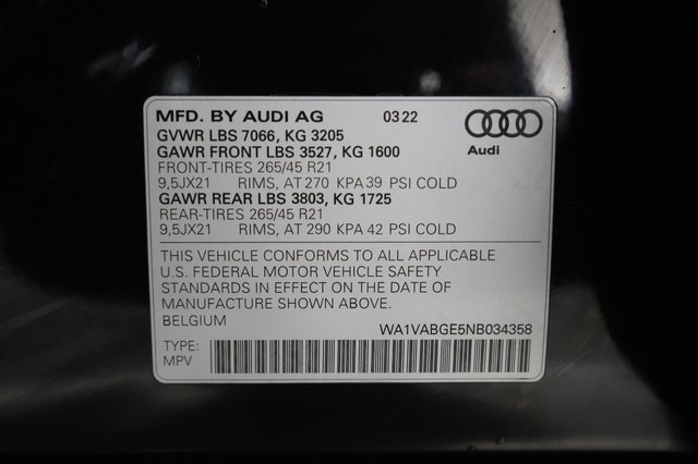 2022 Audi e-tron — photo 28 of 28