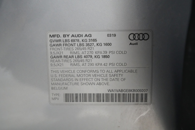 2019 Audi e-tron