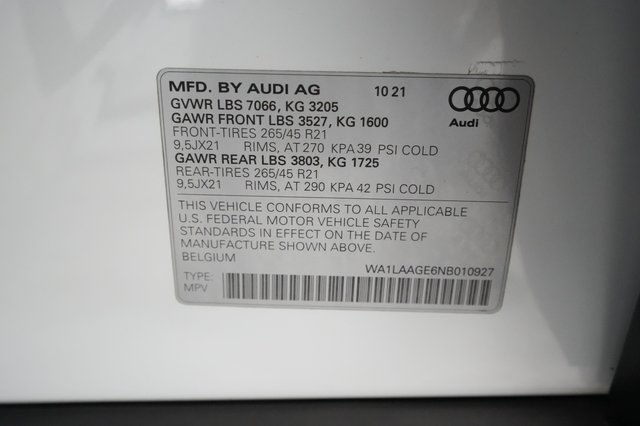 2022 Audi e-tron — photo 45 of 45