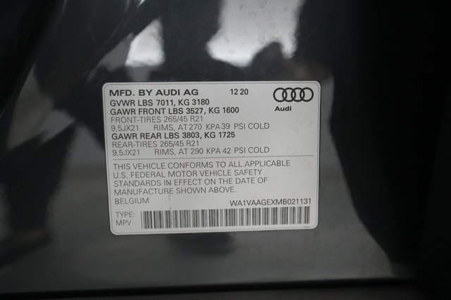 2021 Audi e-tron — photo 30 of 30