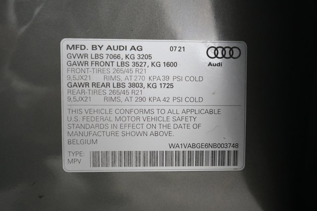 2022 Audi e-tron — photo 28 of 28