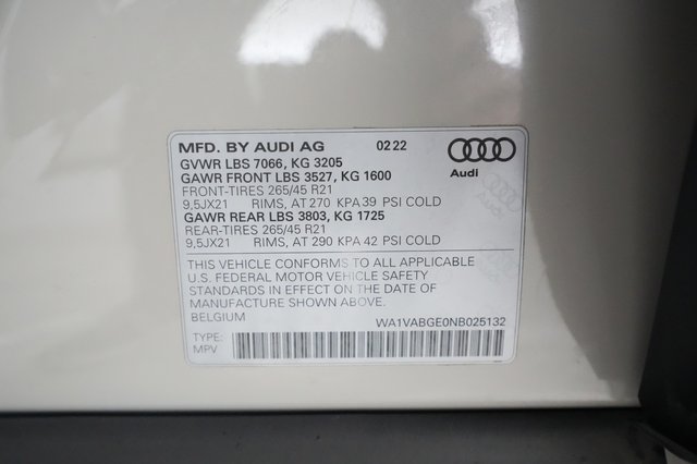 2022 Audi e-tron — photo 21 of 21