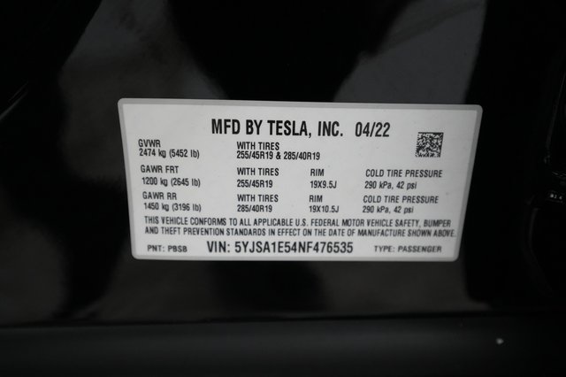 2022 Tesla Model S — photo 55 of 55