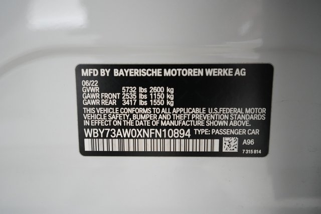 2022 BMW i4 — photo 61 of 61